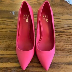 Used hot pink heels!